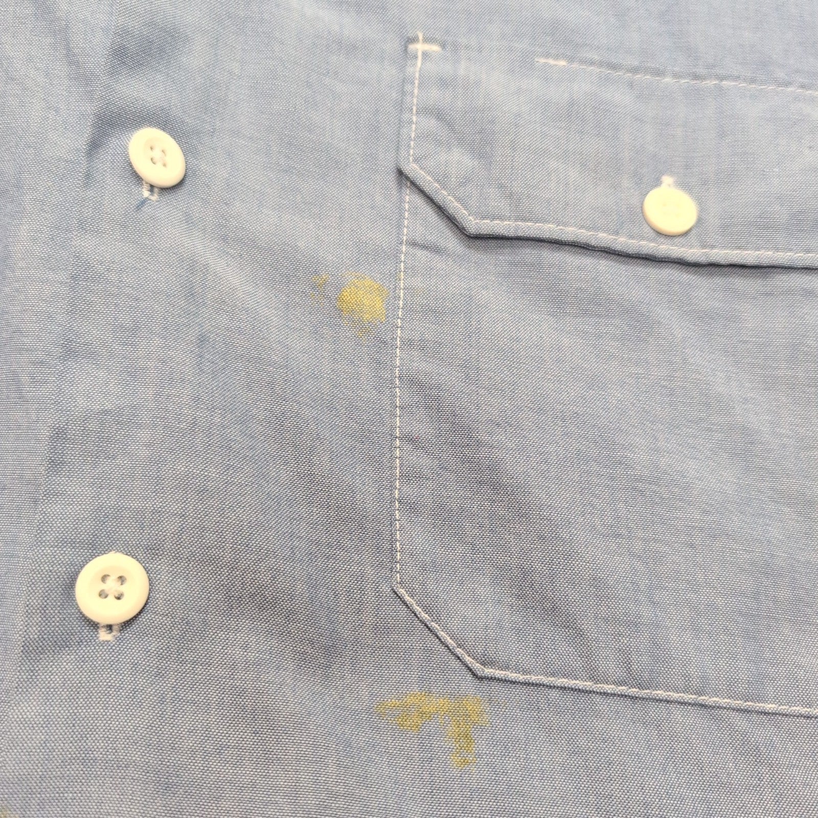 Chemise Dickies M Bleu Workwear Manches Courtes 2 Poches Logo Brodé
