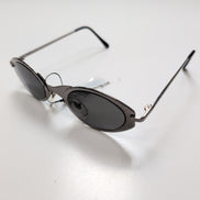 Lunettes de soleil Y2K Minimaliste Chic Branches Fines Métal argenté