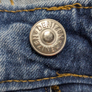 Jean Levi's Denizen Femme Bleu Clair Stretch Rock Troué Ourlet T34 W28