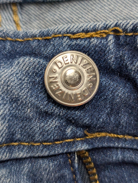 Jean Levi's Denizen Femme Bleu Clair Stretch Rock Troué Ourlet T34 W28