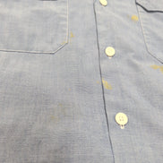Chemise Dickies M Bleu Workwear Manches Courtes 2 Poches Logo Brodé