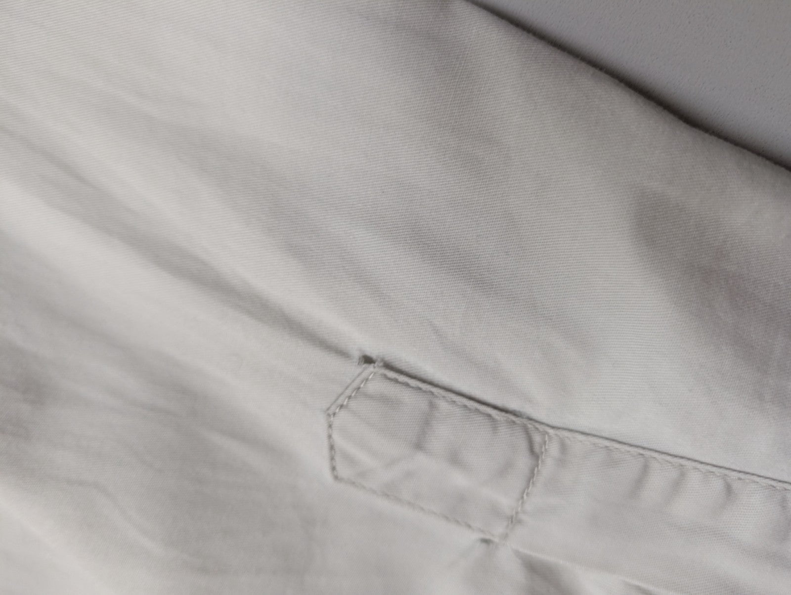 CHEMISE LEVI'S Coton Blanc Cassé Crème L/G Homme Vintage Poche