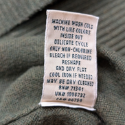 Pull L.L. Bean vintage col roulé coton et cachemire vert foncé homme taille XL