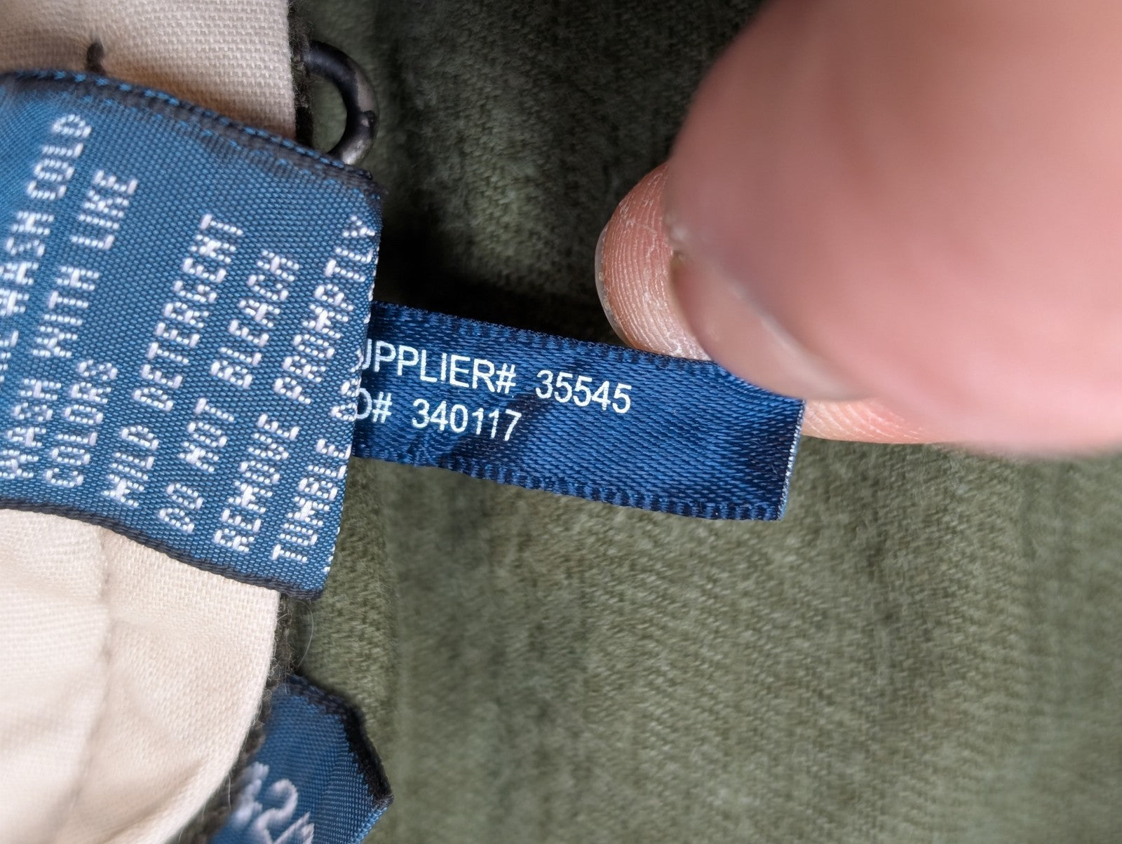 Pantalon Velours côtelé Polo Ralph Lauren W42 L30 Vert Bouteille Vintage