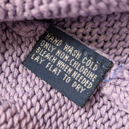 Pull Polo by Ralph Lauren col rond lilas violet logo multicolore coton L