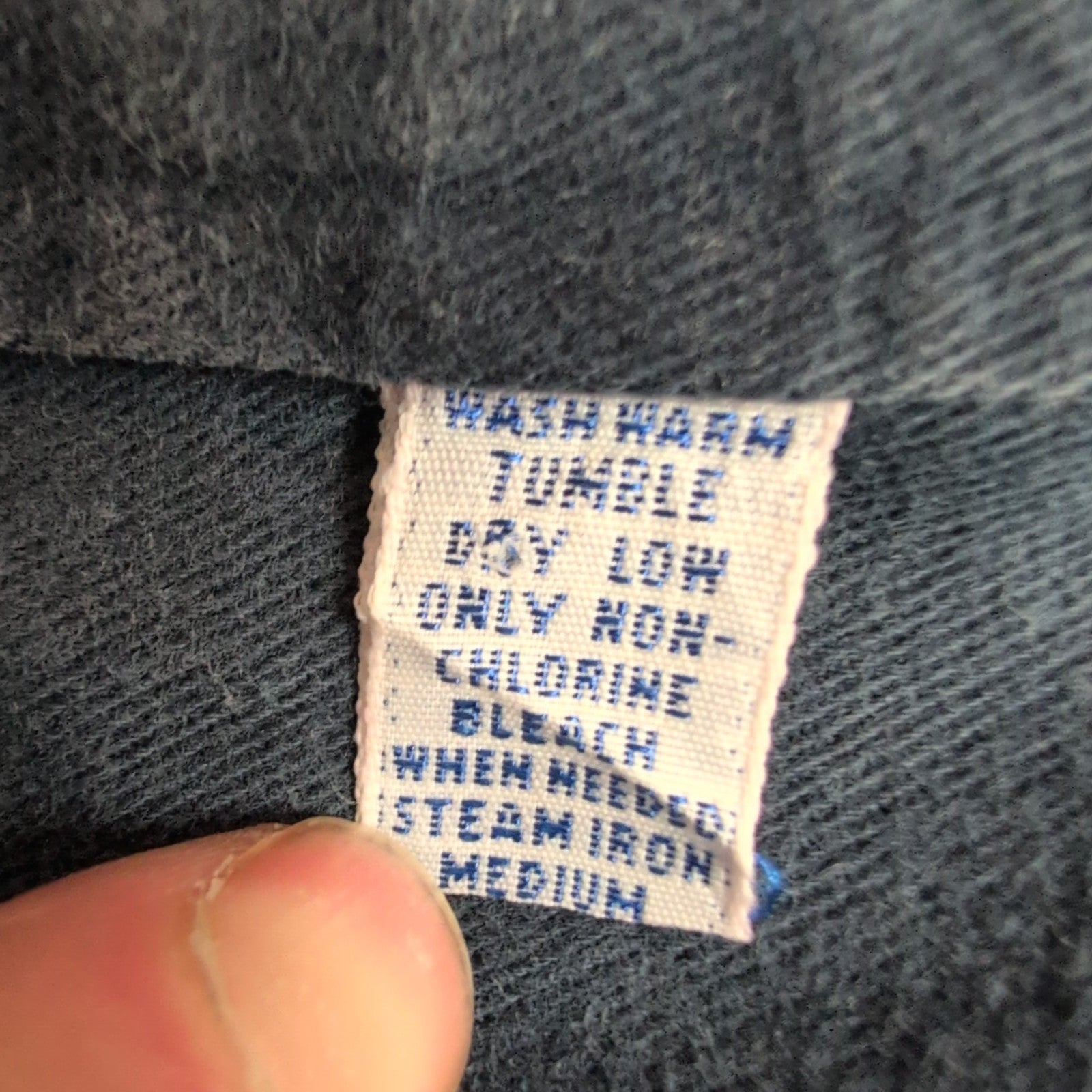 Chemise Ralph Lauren XL Vintage Bleu Marine Logo Rouge Malaysia manches longues