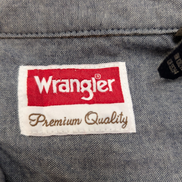 Chemise WRANGLER Flanelle T.L - Carreaux Marron Kaki Rouge 100% Coton
