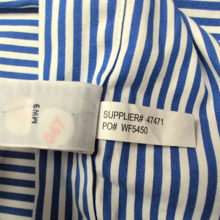 Chemise Ralph Lauren XL Bleue Rayures Custom Fit Button Down Shirt