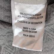 Chemise Hawaïenne Hawksbay XL Blanc Gris Rayures Manches Courtes Coton