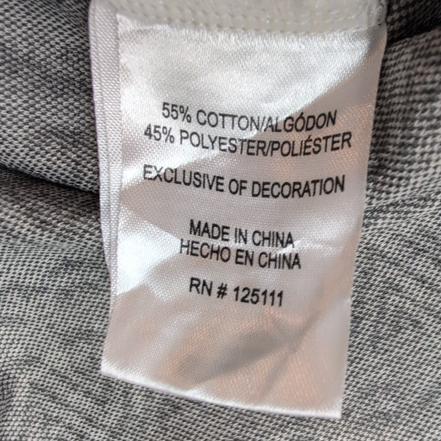 Chemise Hawaïenne Hawksbay XL Blanc Gris Rayures Manches Courtes Coton