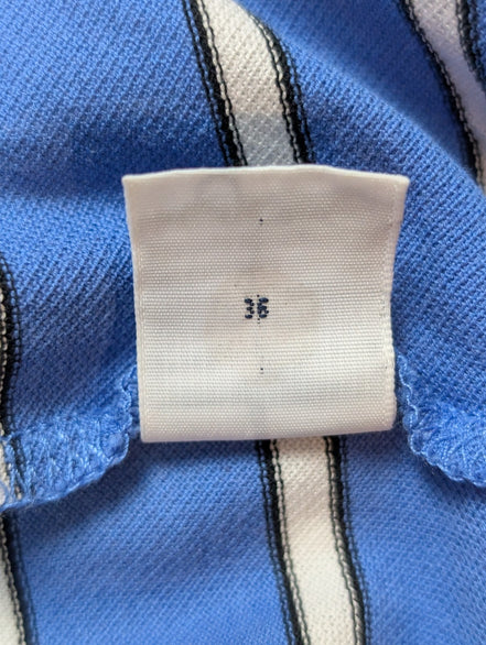 Polo manches courtes Polo Golf Ralph Lauren XL bleu rayures coton Pima