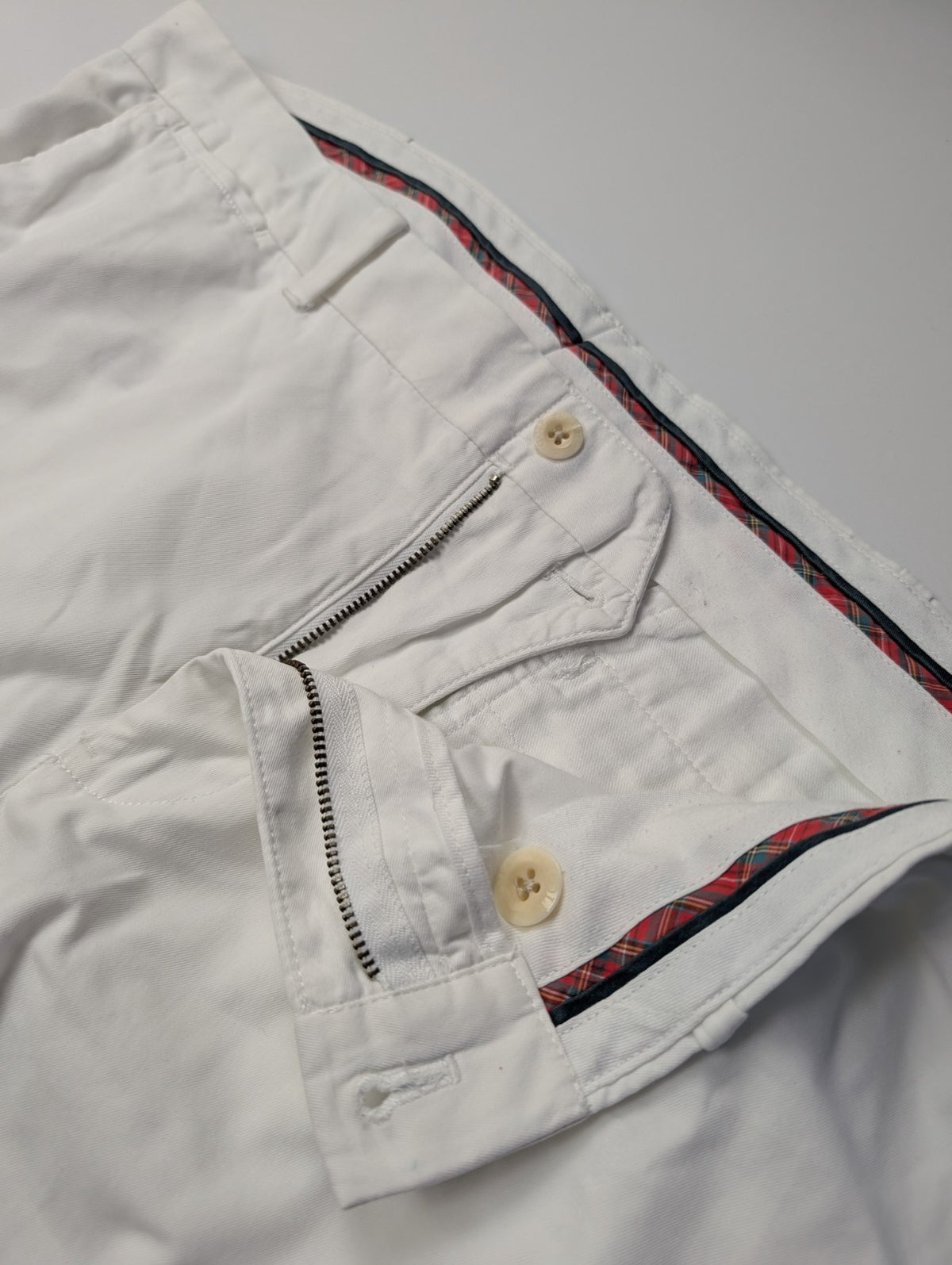 Pantalon chino Polo Golf Ralph Lauren W40 L32 blanc écusson brodé