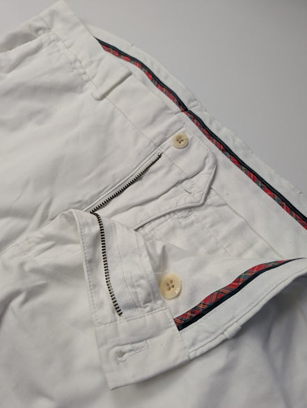 Pantalon chino Polo Golf Ralph Lauren W40 L32 blanc écusson brodé