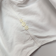 Chemise Ralph Lauren XL Blanc Uni Logo Marron Poche Classique manches courtes