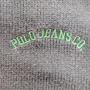 Pull Chaud Vtg Polo Ralph Lauren Jeans Co Bicolore Bleu Marine/Vert Col Rond XL
