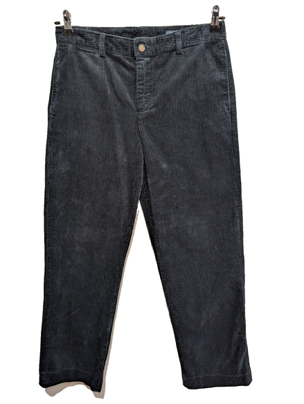 Pantalon Velours côtelé Polo Ralph Lauren W29 L26 Bleu Marine Logo Rouge