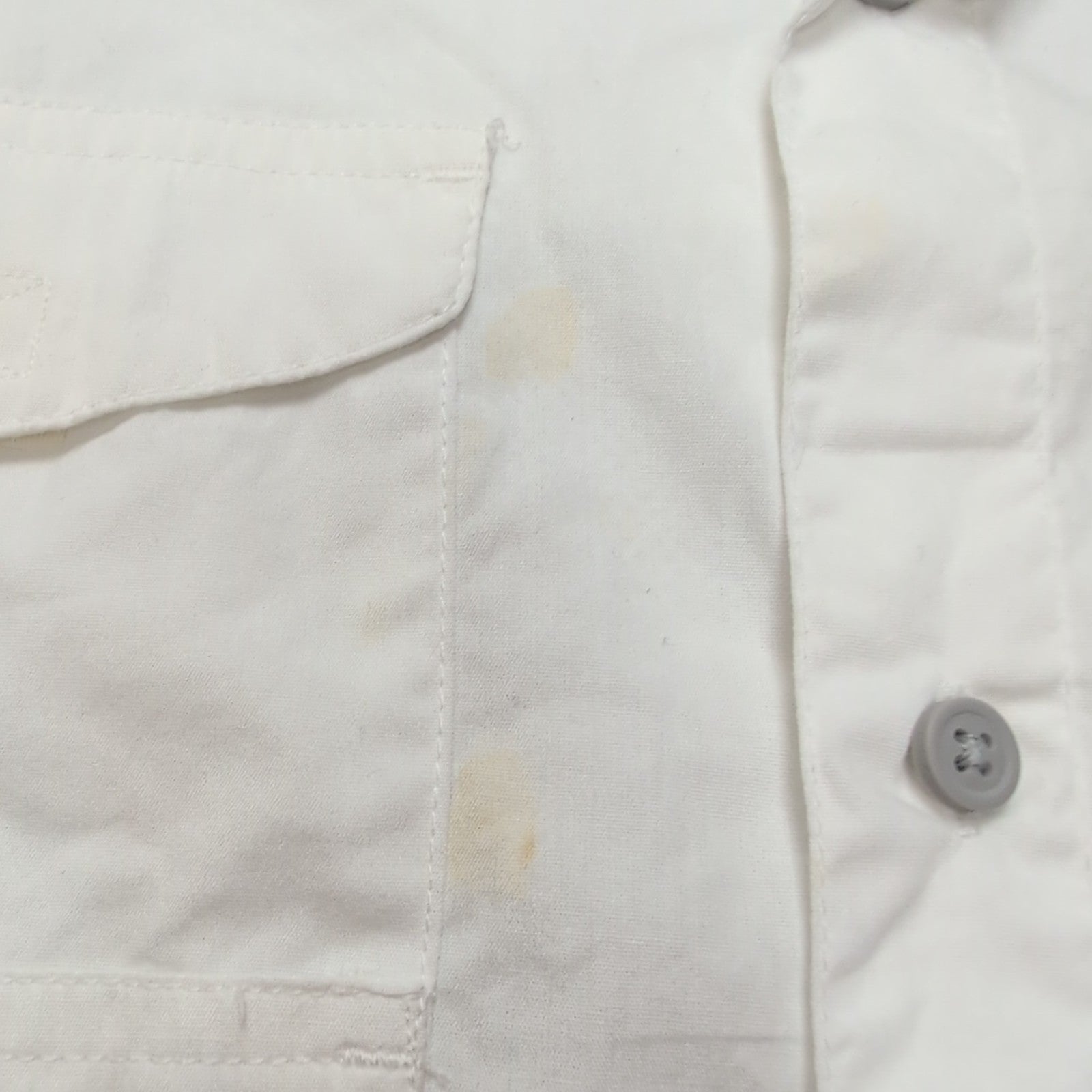 Chemise COLUMBIA PFG Enfant L Blanche Manches Courtes Technique 4 Poches