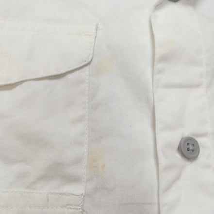 Chemise COLUMBIA PFG Enfant L Blanche Manches Courtes Technique 4 Poches