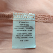 Haut Alex & Parker Femme L Rose Saumon Cache-Cœur Papillons Dorés Neuf