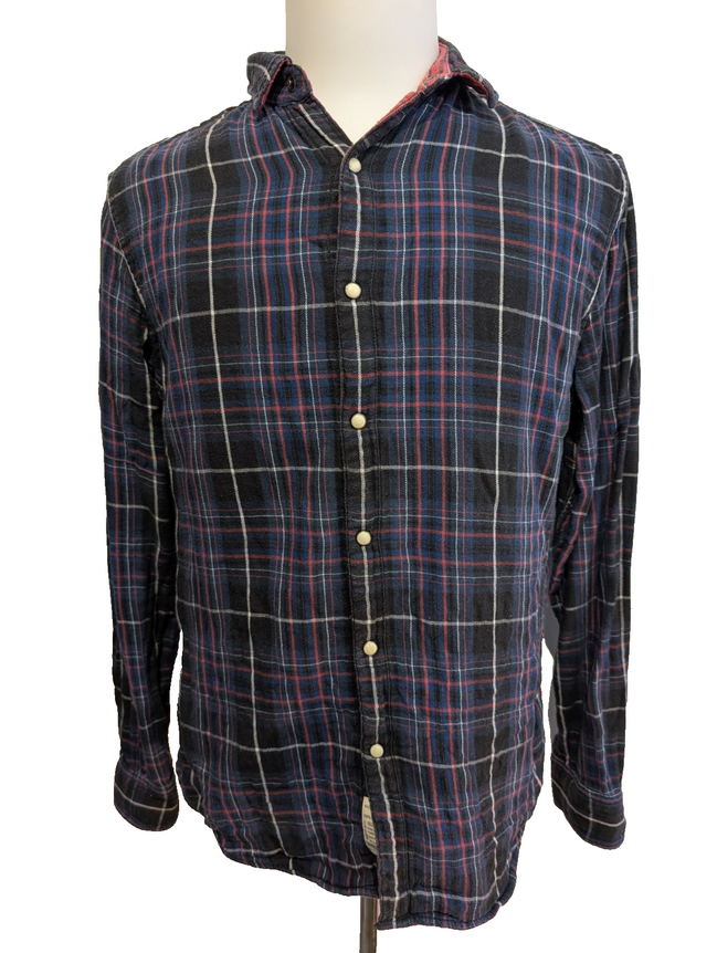 🔥 Chemise LEVI'S Doublée Flanelle Manches Longues Boutons Nacre - Taille M