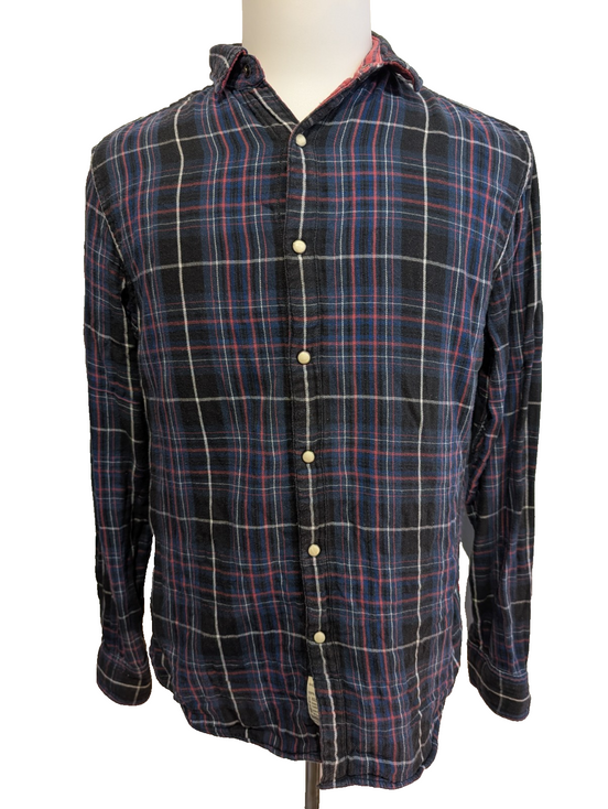 🔥 Chemise LEVI'S Doublée Flanelle Manches Longues Boutons Nacre - Taille M