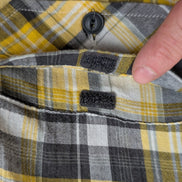 Chemise manches courtes The North face TNF jaune à carreaux taille XL #ch32