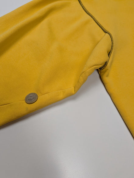 Sweat Fila Vintage 90s - Pull Jaune Éclatant Retro Streetwear - Taille L