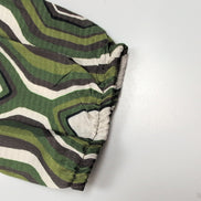 Chemise Femme LIZZI LOU S Verte Motifs Rétro Volants Neuve Étiquette