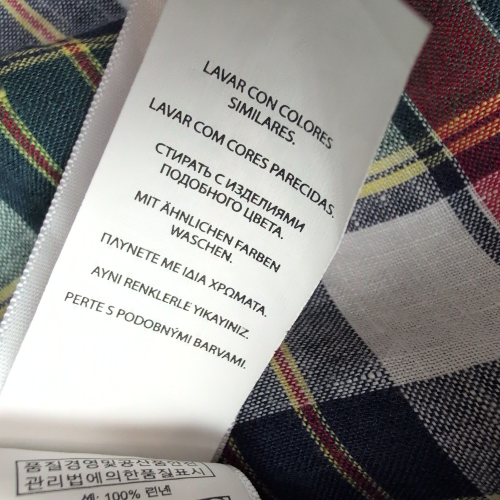 Chemise Ralph Lauren Lin S Manches Courtes Carreaux Rouge Bleu