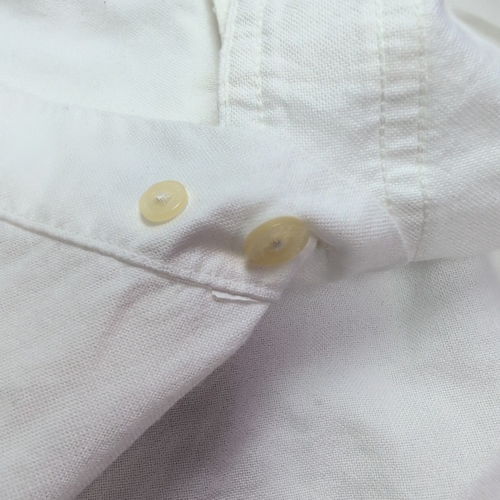 Chemise Chaps blanche taille XXL uni manches longues homme
