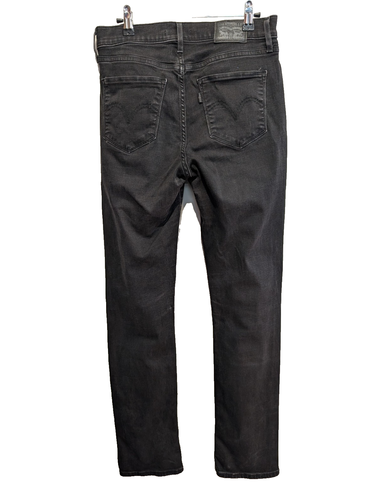 Jean Levi's Femme Noir Classic Straight Ultra Stretch W27 L32 Élégant 🌟👖