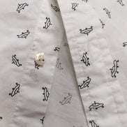 Chemise Levi's XL Blanche UFO OVNI Motif Coton Poche Manches Courtes