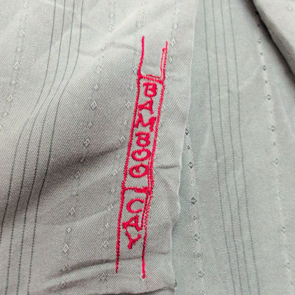 Chemise Hawaïenne Bamboo Cay L Kaki Brodée Modal Made in Korea