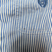 Chemise CHAPS bleue à rayures taille L #62e