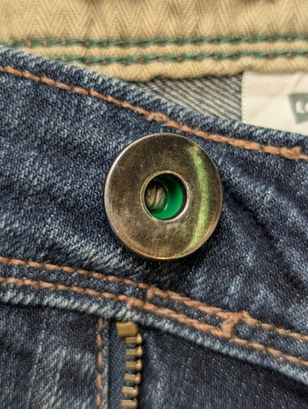 Jean Levi's Vintage Boot Cut 563 Femme Bleu Stretch T38 - Série Spéciale Eco