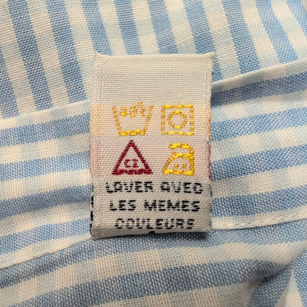 Chemise Polo Ralph Lauren XXL Blake Bleue Carreaux 100% Coton Logo Bleu Marine