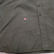 L.L. Bean XXL Chemise Chamoisette Flanelle Épaisse Vert Kaki Workwear