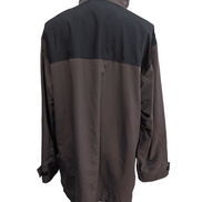 Doublure Manteau Armani Jeans 52 L/XL Bordeaux Noir Veste Liner Trench Chic 🧥