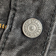 Jean Levi's 514 Vintage Homme W38 L32 Noir Denim Stretch Straight Fit Droit