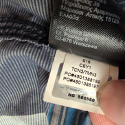 Chemise The North Face XL Bleu Gris Carreaux Nylon Col Officier Manches courtes