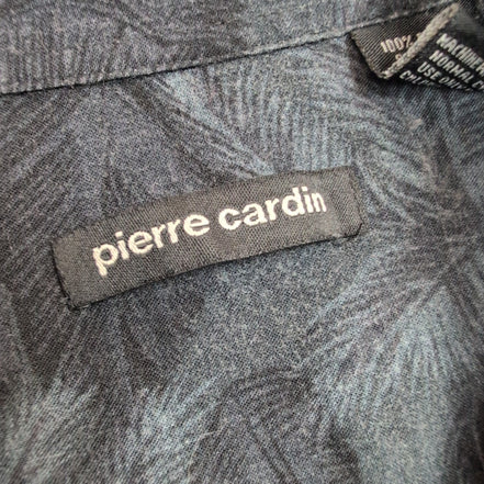 Chemise Hawaïenne Pierre Cardin Rayonne Vert Feuillage XL