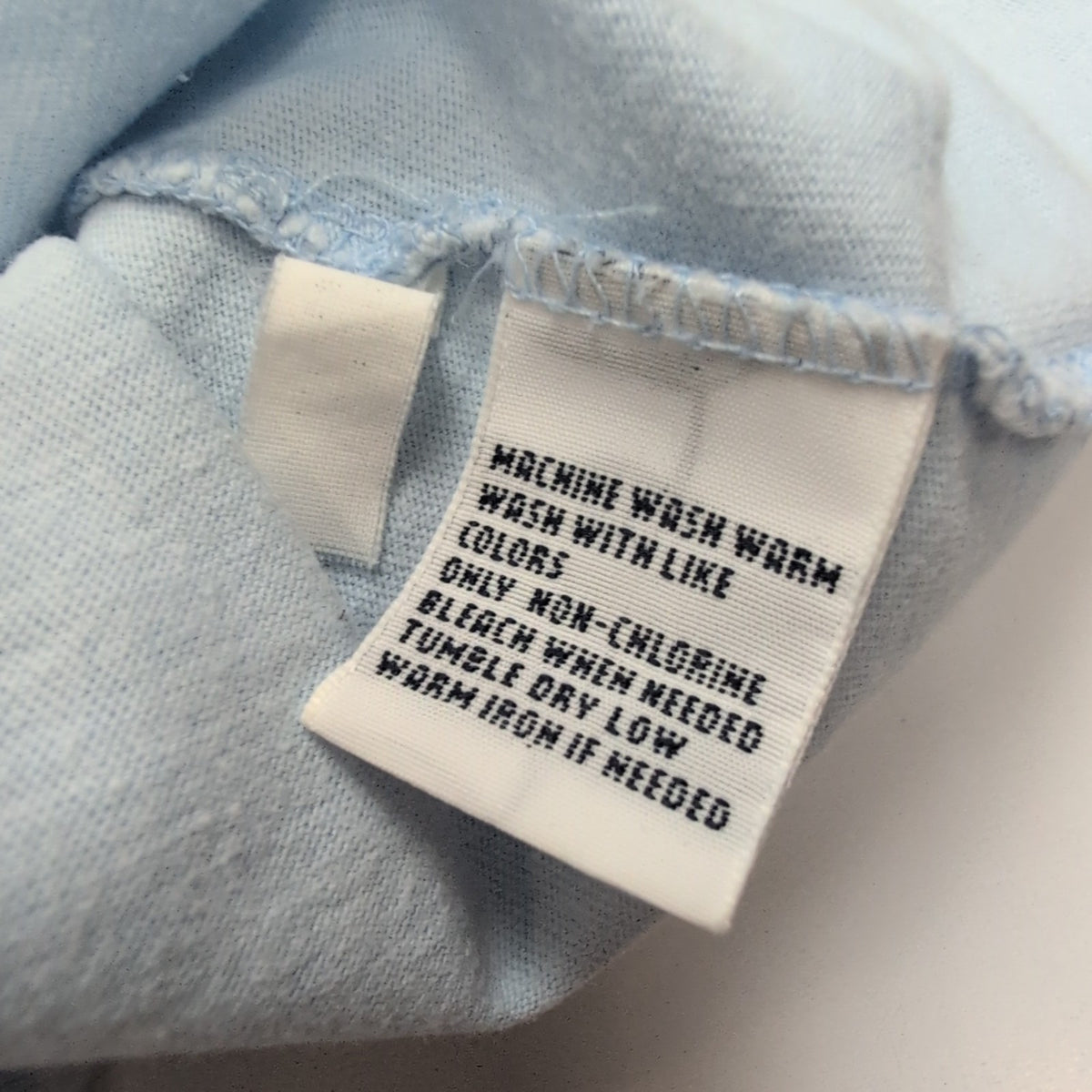 T-shirt Polo Ralph Lauren M Bleu Clair Logo Jaune 100% Coton