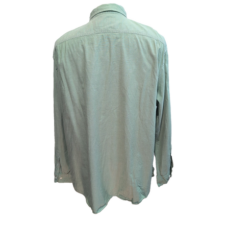Chemise Nautica XXL Vert Pâle Workwear Poche Stylo Manches longues