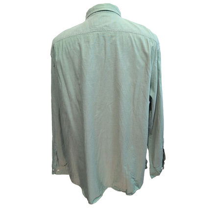 Chemise Nautica XXL Vert Pâle Workwear Poche Stylo Manches longues