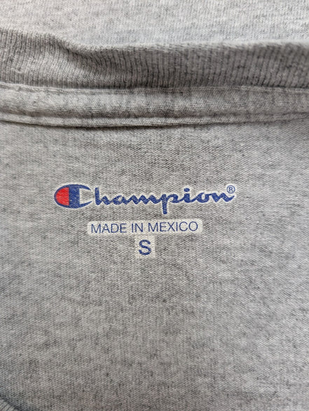CHAMPION T-Shirt Homme S Gris EAST Baseball VINTAGE Logo Manches Rétro |102T