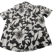 Chemise hawaïenne VatPave tulipes marguerites manches courtes taille S #740