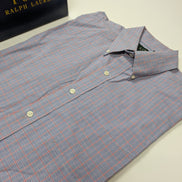 Chemise Lauren Ralph Lauren sans logo bleu à carreaux taille L #22ch