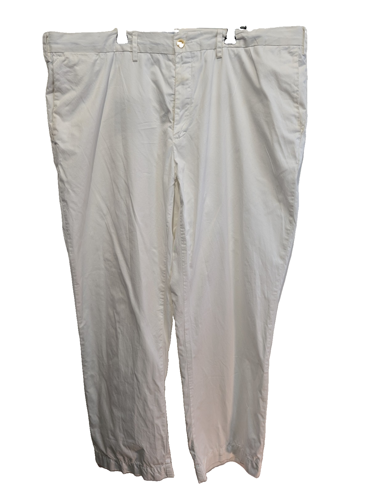 Pantalon chino Polo Ralph Lauren Classic Fit W42 L30 blanc coton Pima