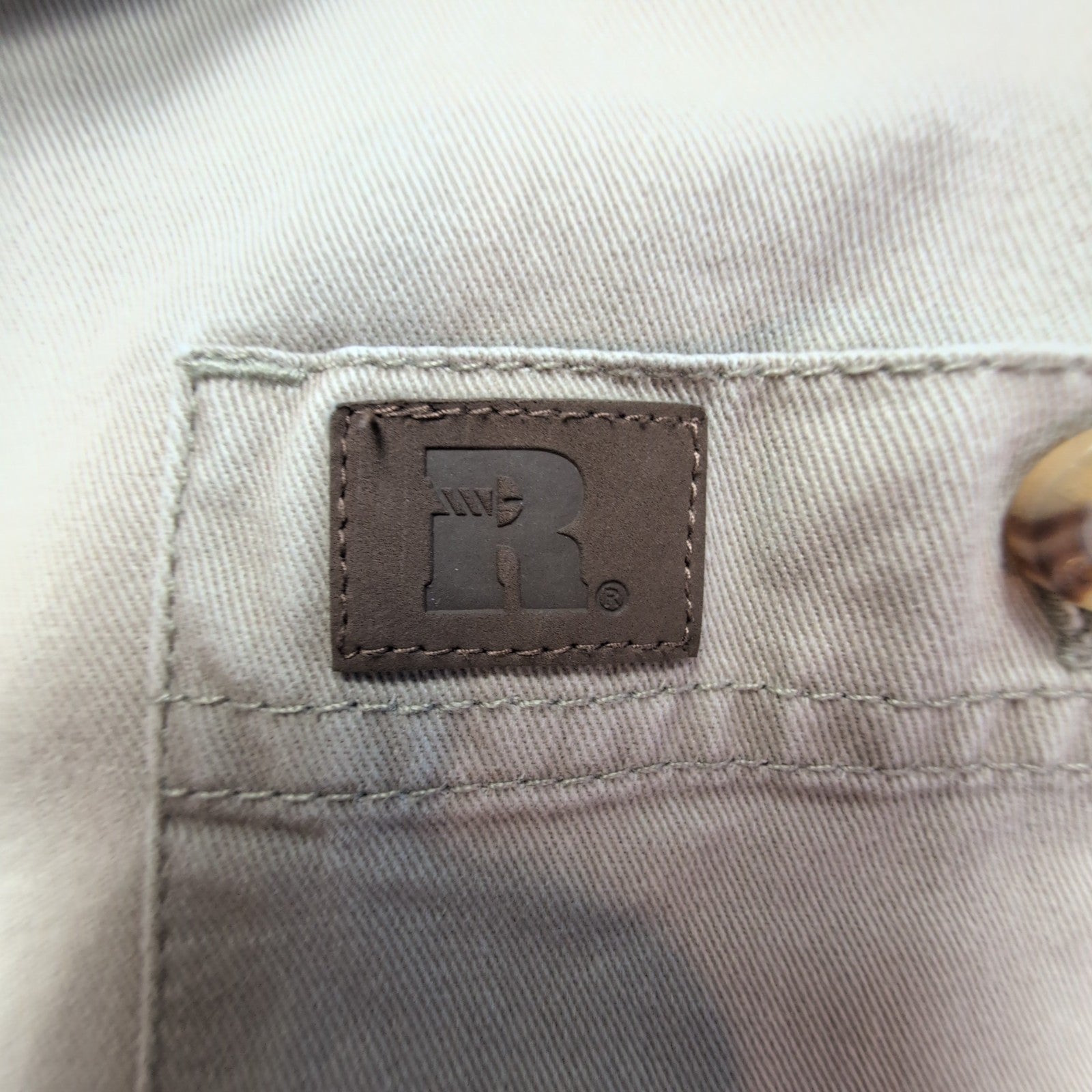 Chemise Wrangler RIGGS beige crème taille XL uni manches longues