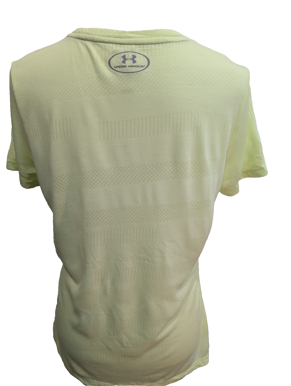 T-shirt de Sport Under Armour HeatGear Jaune Fluo Femme Taille M